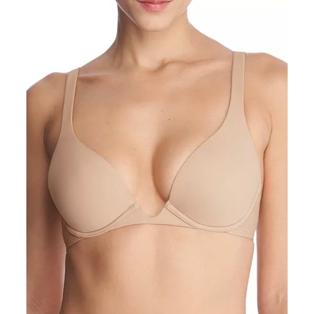 Natori Verge Convertible Plunge Contour Underwire Bra 722326 Beige 34DD